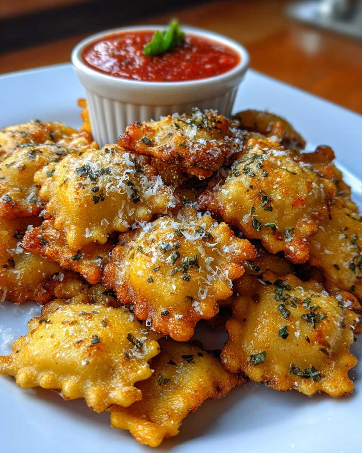 Air Fryer Ravioli (Crispy Pasta Chips) - detail 4