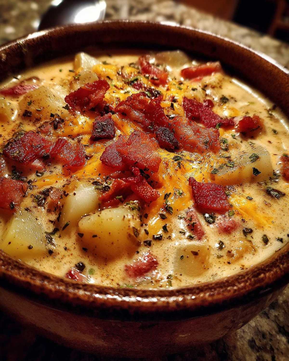 Bacon Cheeseburger Soup - detail 1