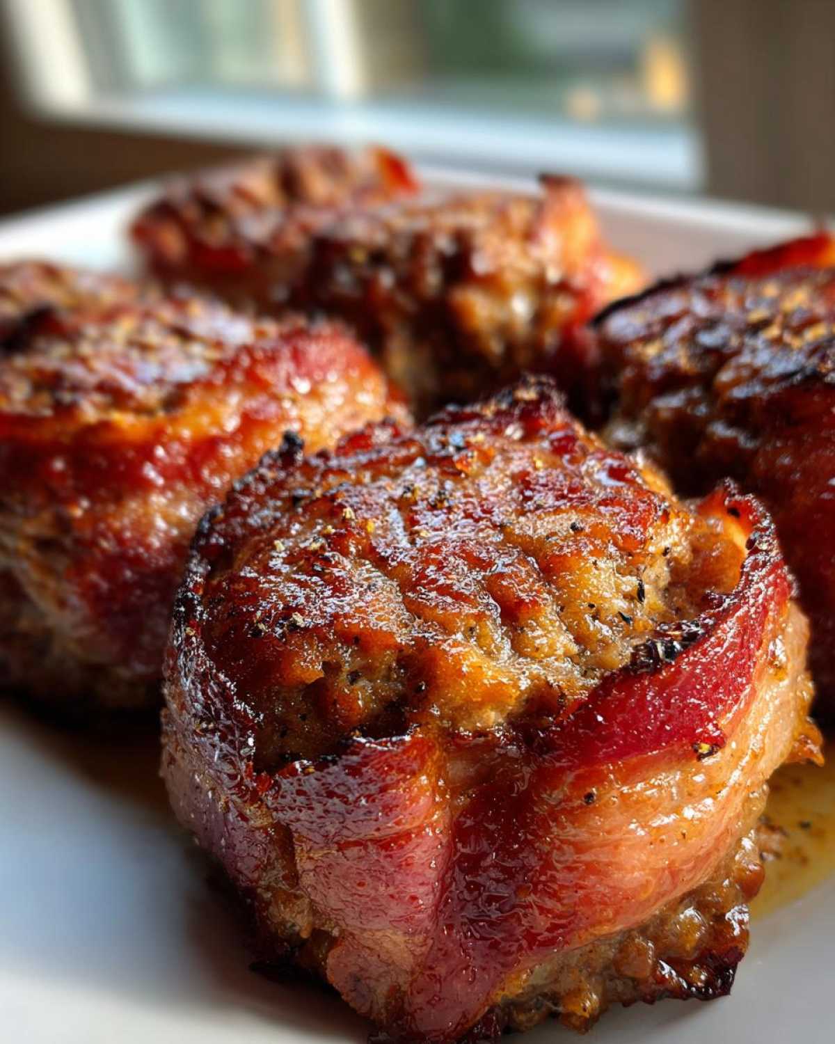 Bacon-Wrapped Meatloaf Bites - detail 4