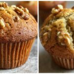 Banana walnut muffins