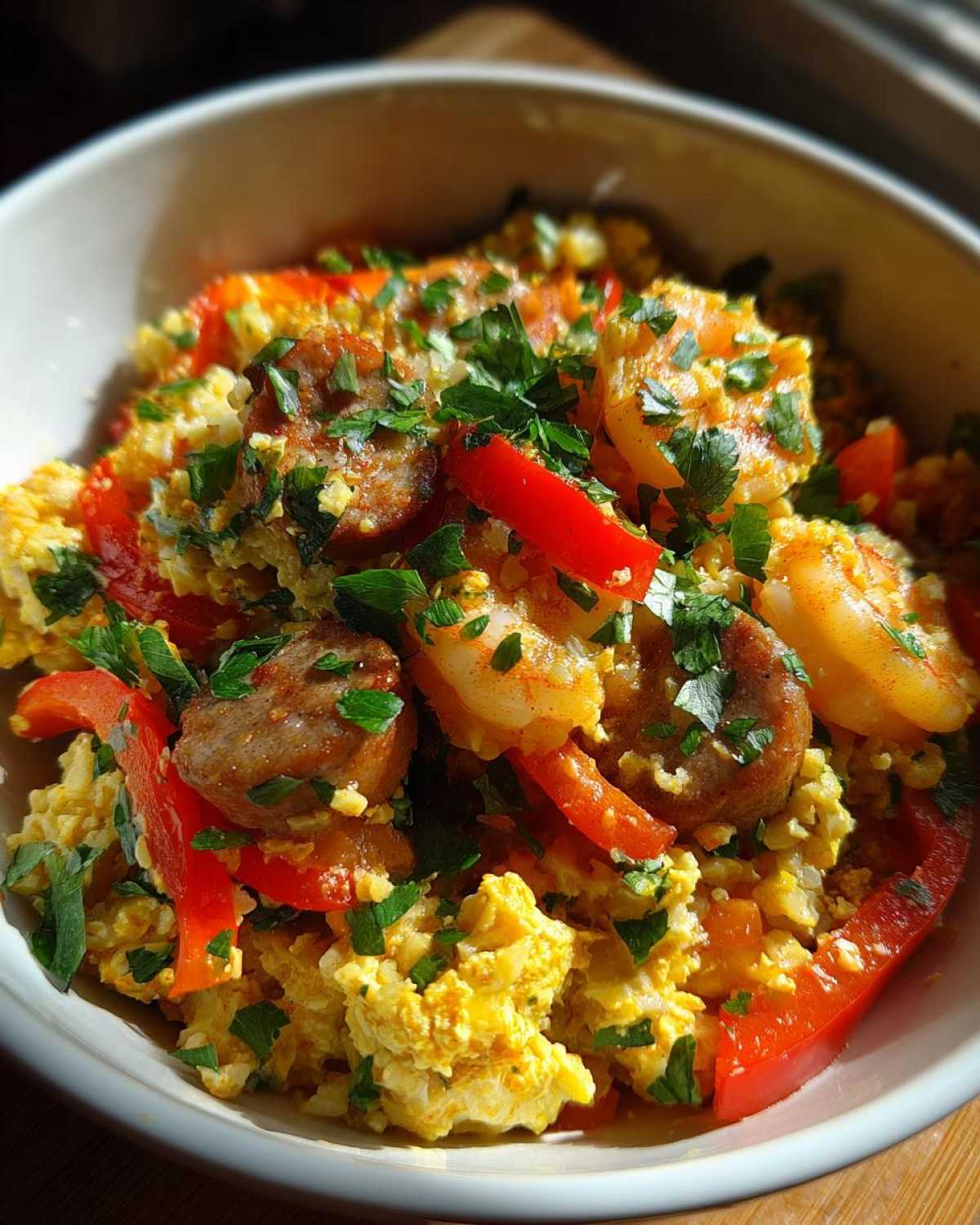 Cajun Cauliflower Jambalaya (Low-Carb) - detail 1