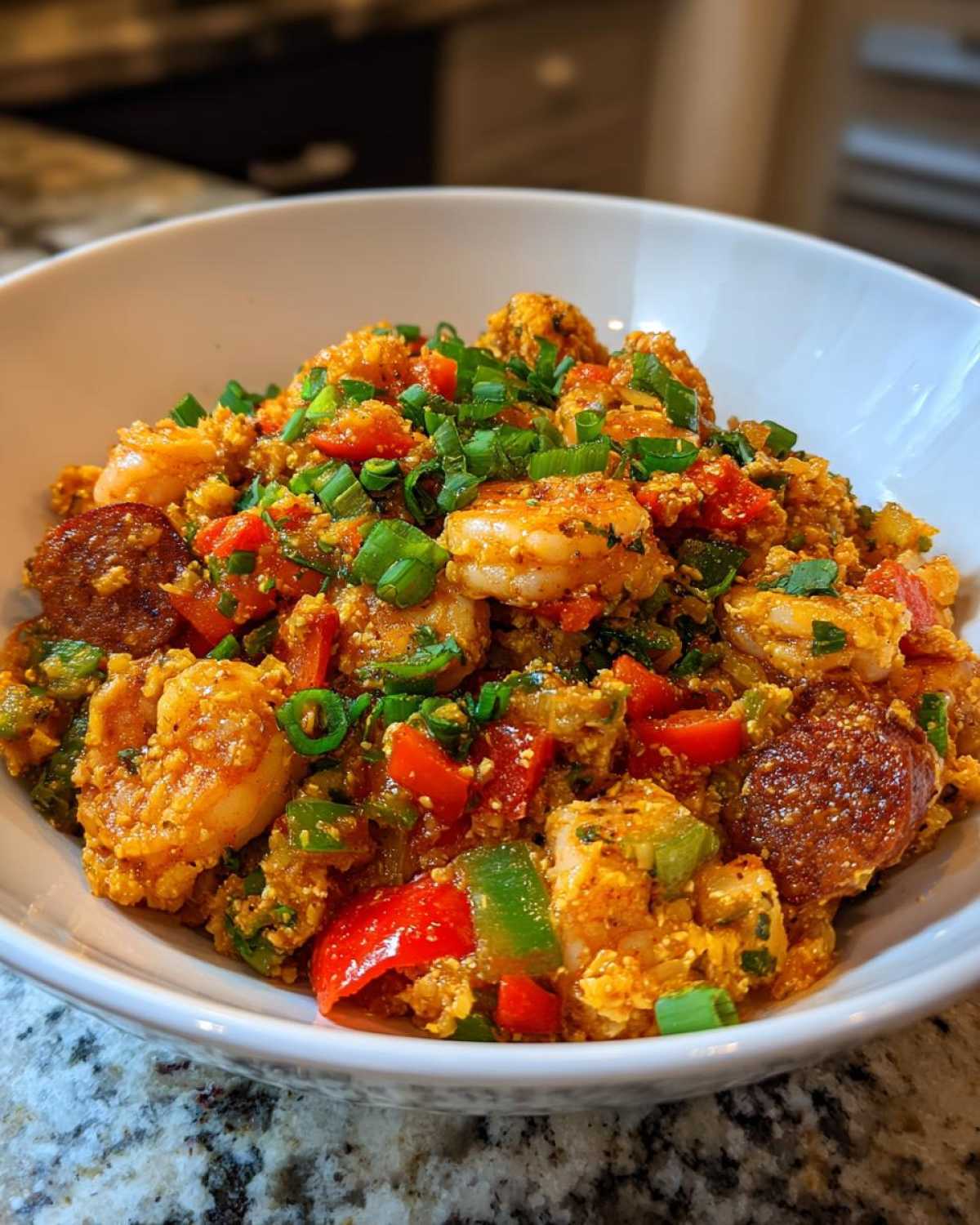 Cajun Cauliflower Jambalaya (Low-Carb) - detail 2
