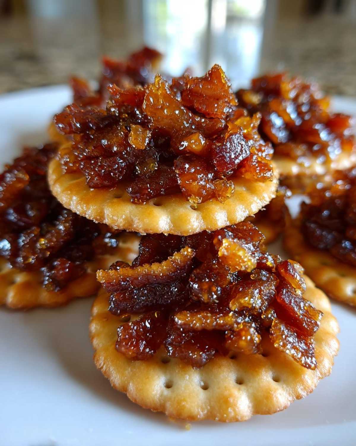 Candied Bacon Crackers (Sweet-Salty Snack) - detail 2