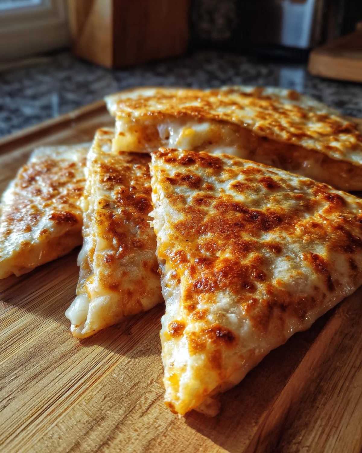 Cheese-Crusted Quesadilla (Inside-Out Quesadilla) - detail 4