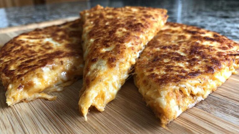 Cheese-Crusted Quesadilla (Inside-Out Quesadilla)