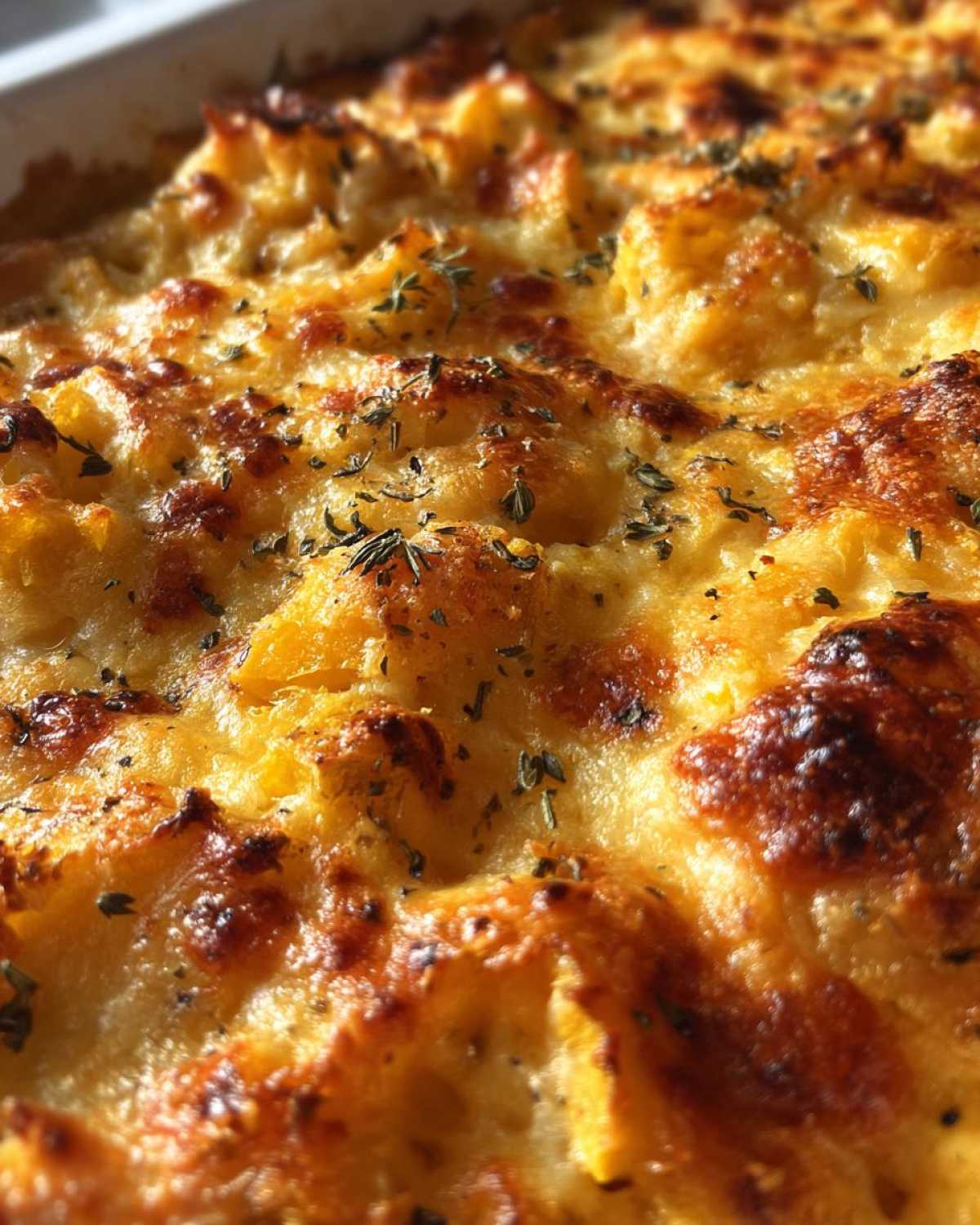 Cheesy squash casserole - detail 1