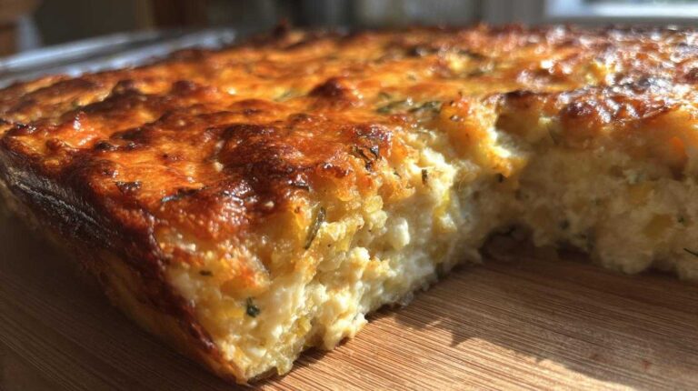 Cheesy squash casserole