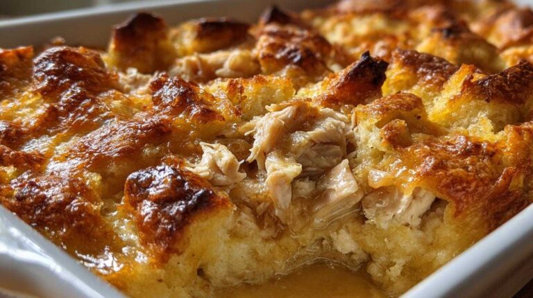 Chicken and Waffles Casserole