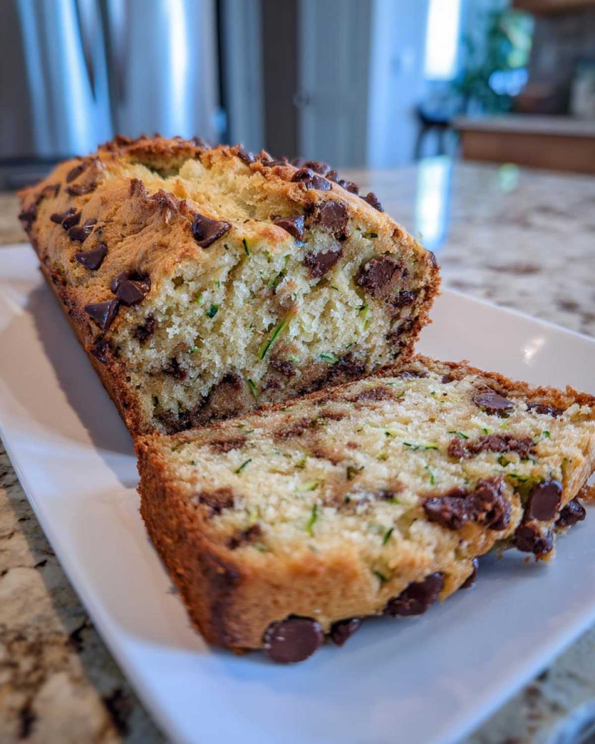 Chocolate Chip Zucchini Bread - detail 2