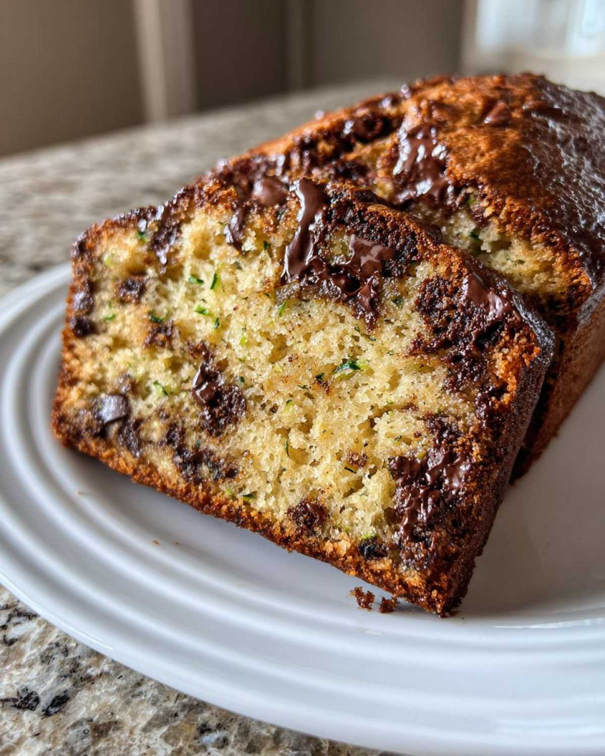 Chocolate Chip Zucchini Bread - detail 4