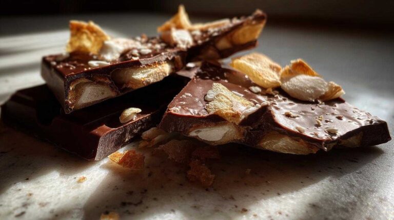 Chocolate Covered Potato Chips Bark