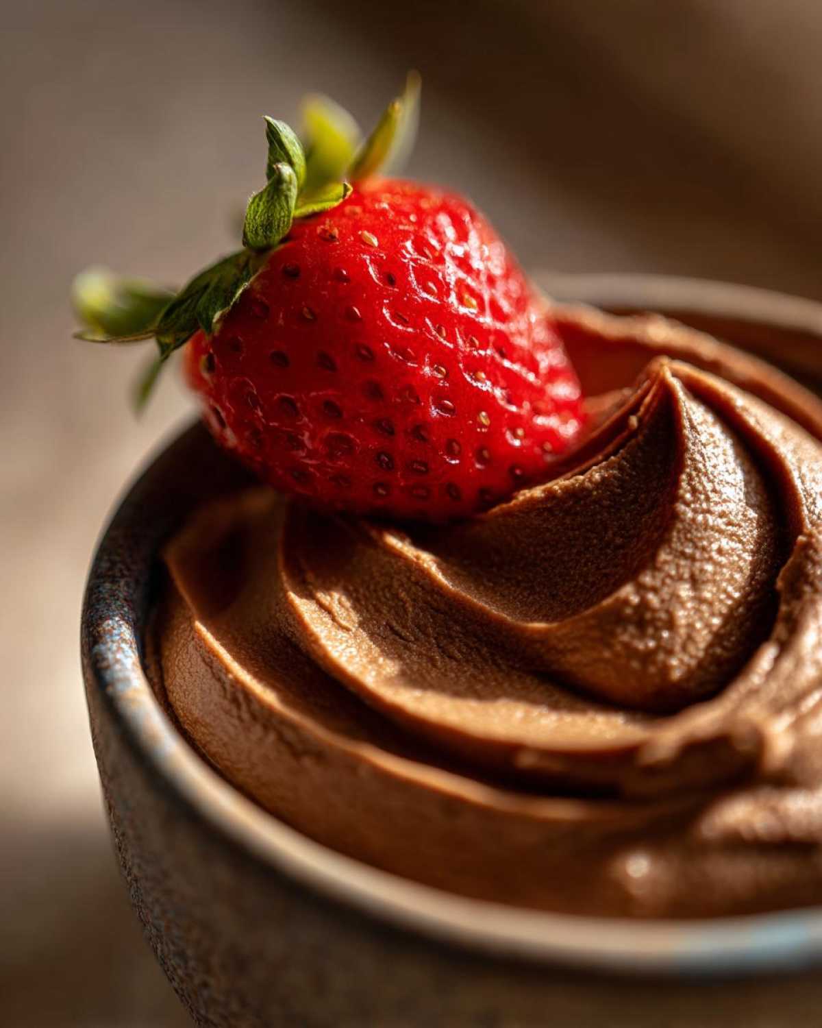 Chocolate Hummus (Dessert Dip) - detail 3