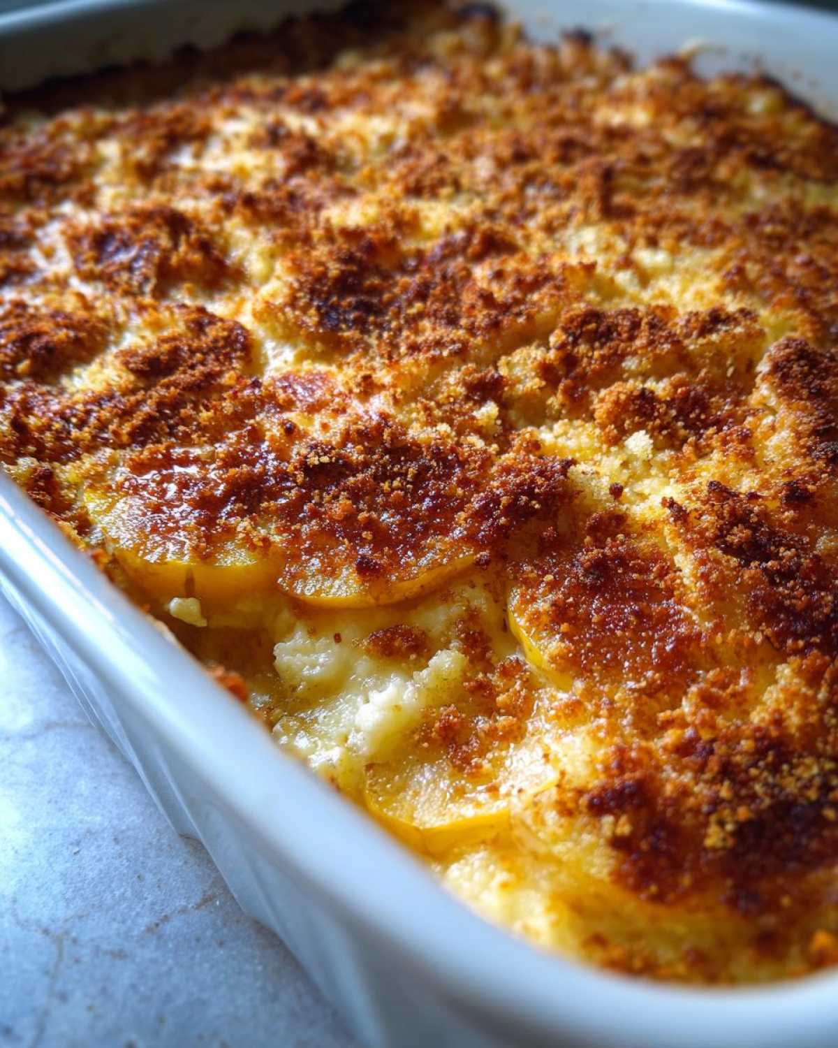 Classic squash casserole - detail 1