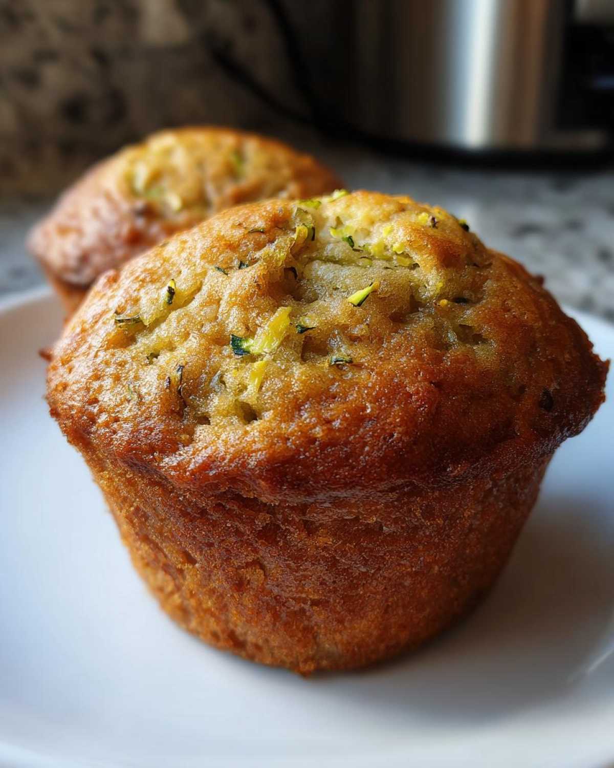 Classic zucchini muffins - detail 3
