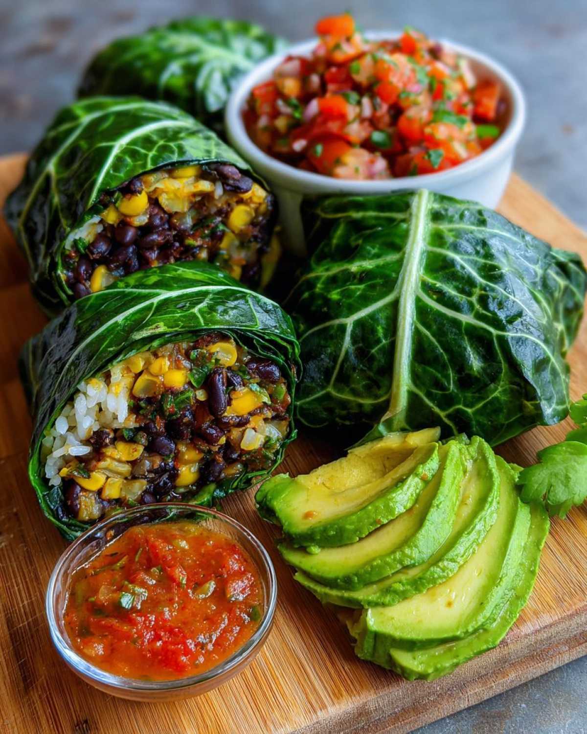Collard Green Burritos (Wrap Hack) - detail 4