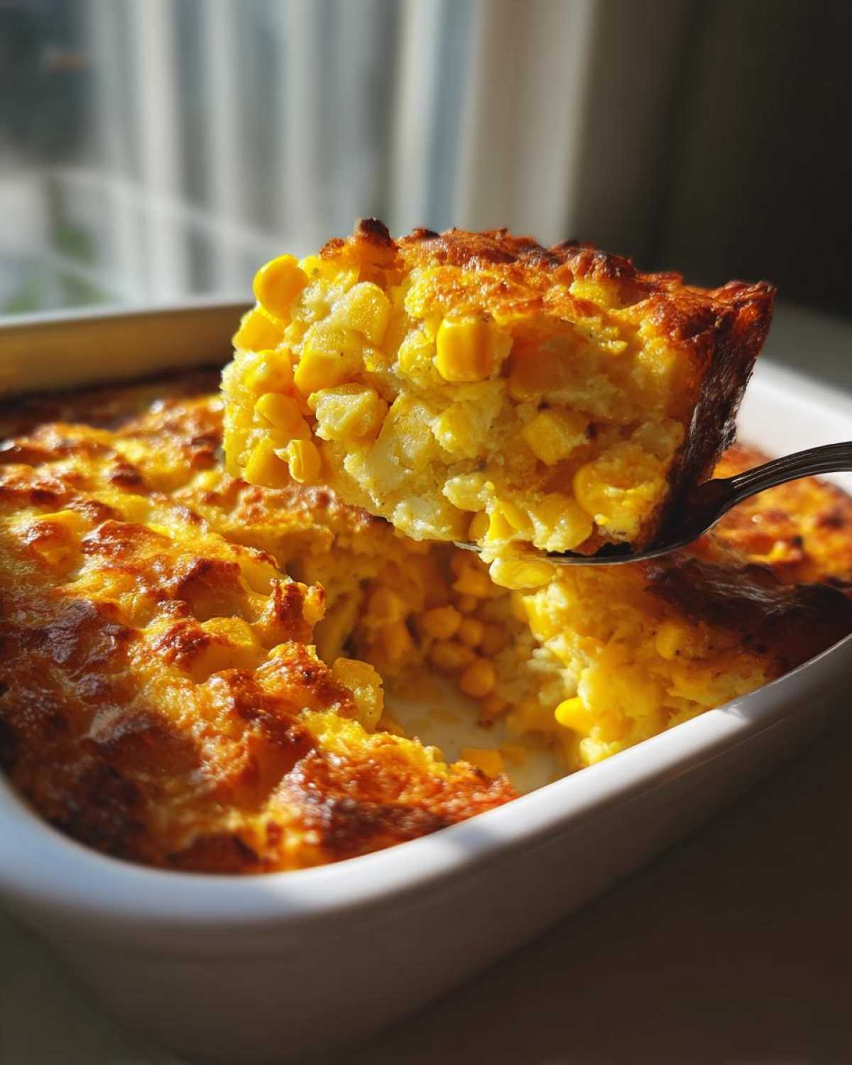 Corn and squash casserole - detail 4