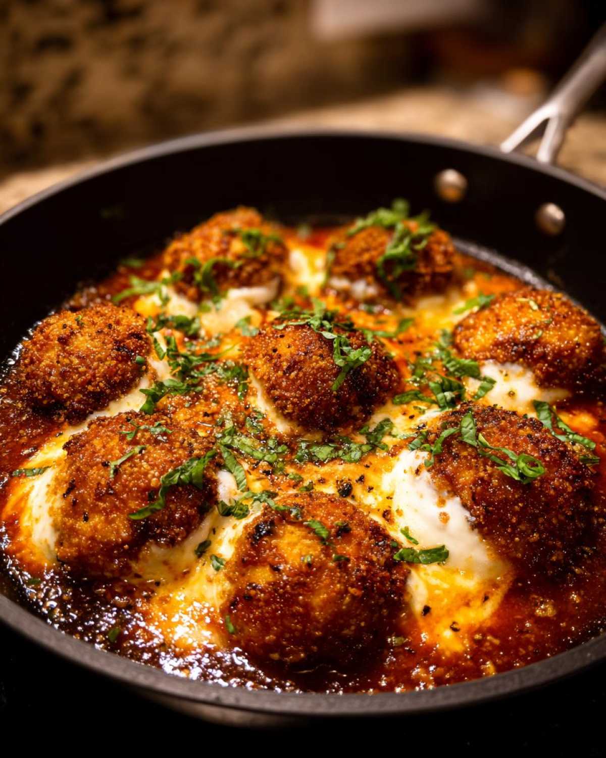 Crispy Chicken Parmesan Meatballs - detail 1
