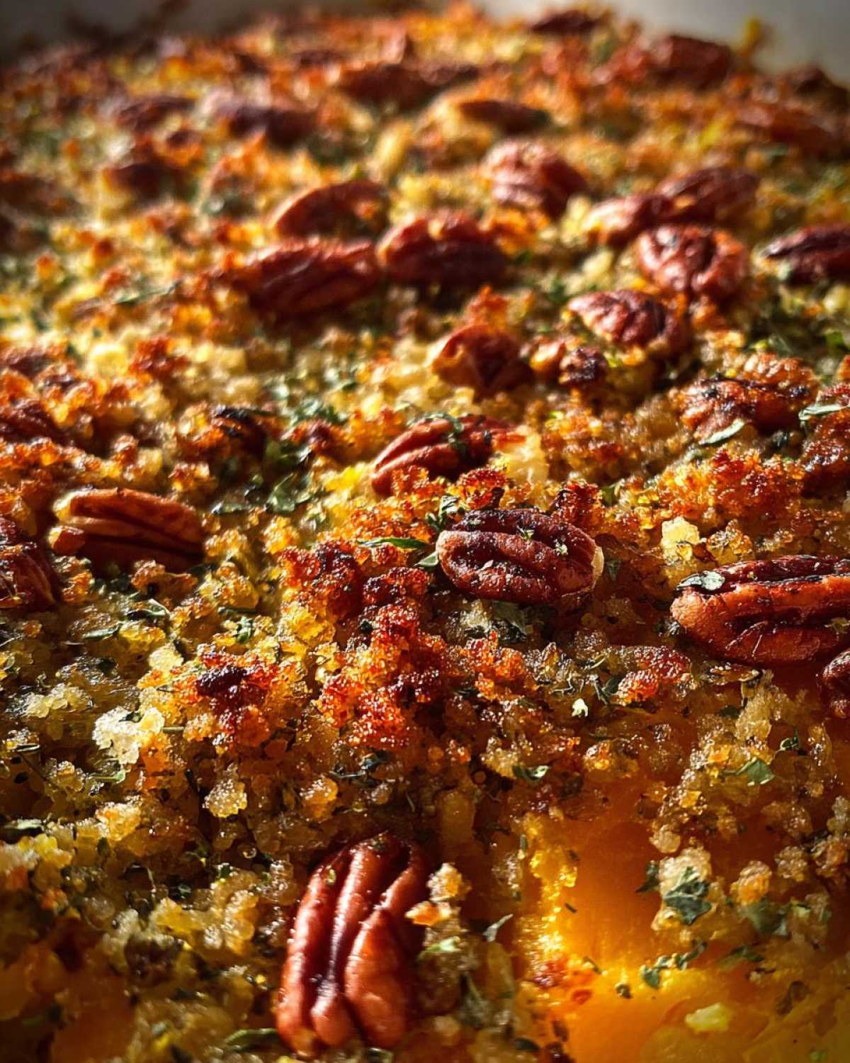Crunchy topping squash casserole - detail 2