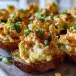 Deviled Egg Potato Salad Bites