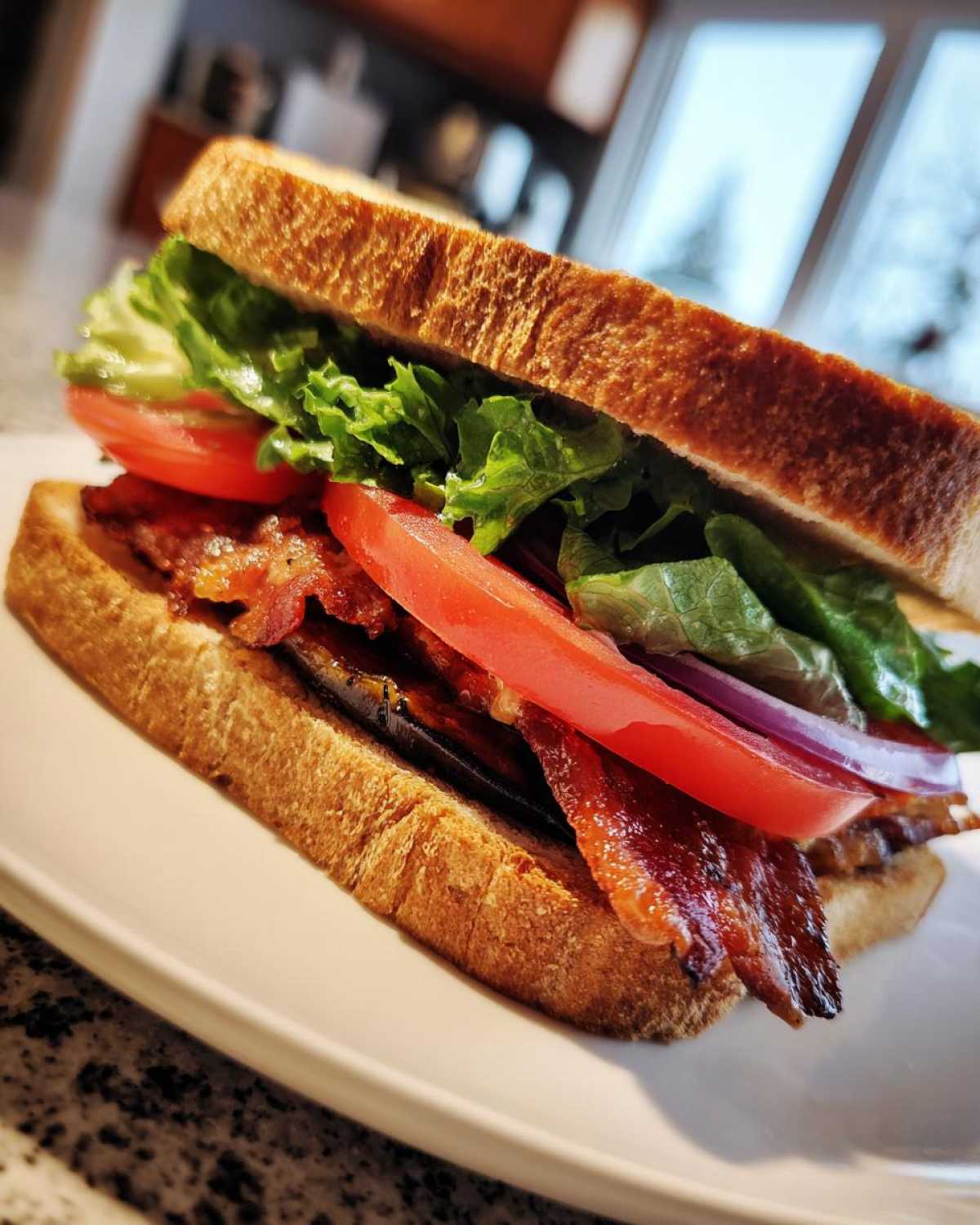 Eggplant Bacon BLT (Vegetarian Twist) - detail 3