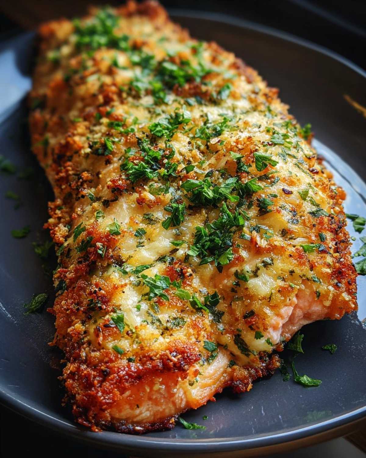 Everything Bagel Crusted Salmon - detail 1