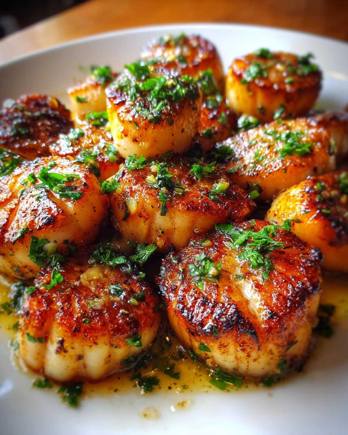 Garlic Butter Scallops - detail 2