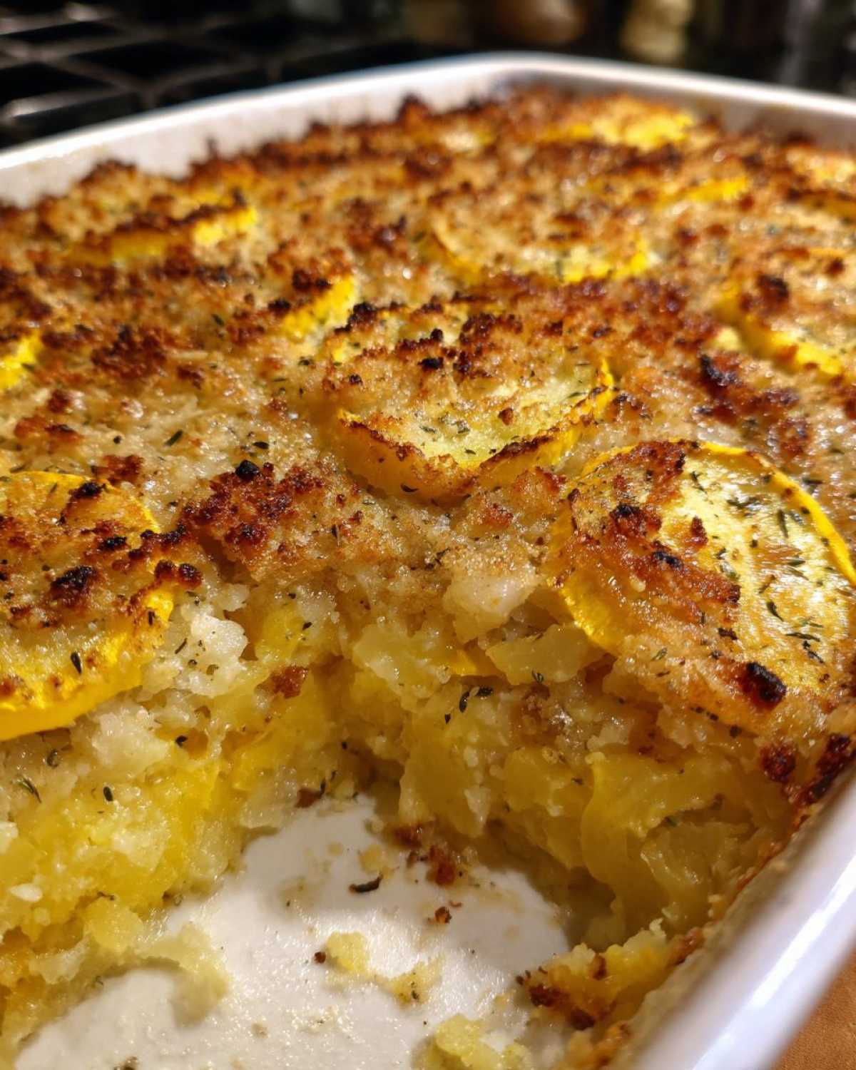 Gluten-free squash casserole - detail 4