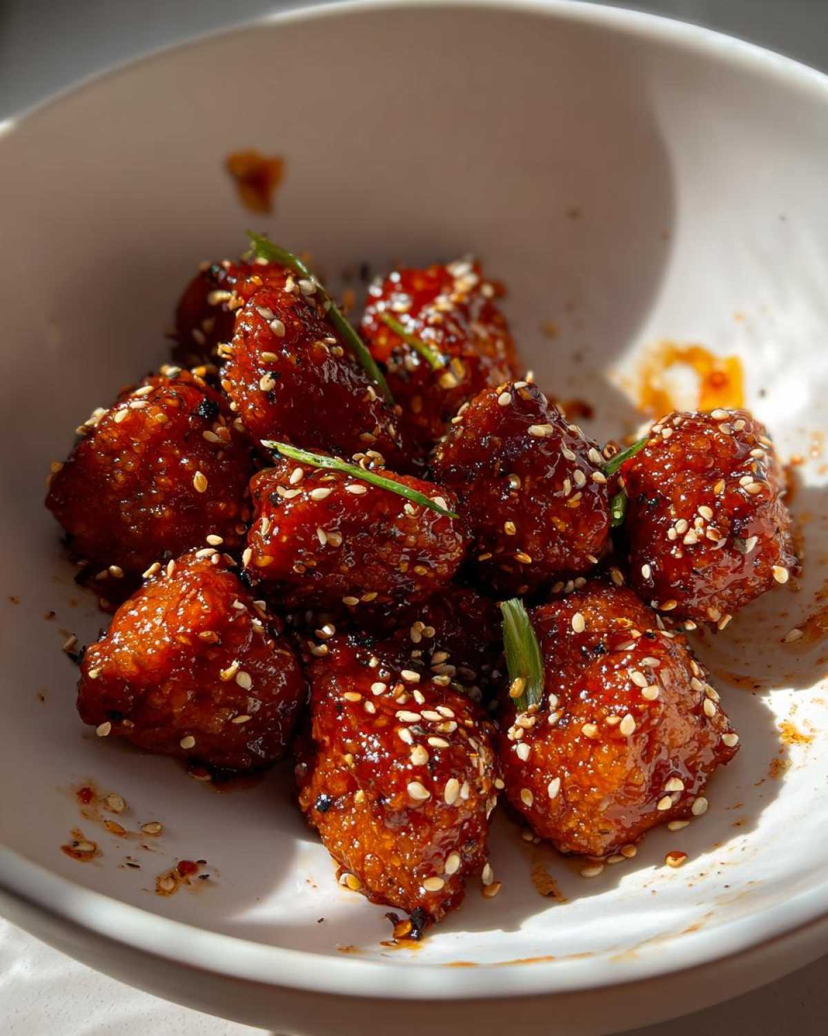 Honey Sriracha Salmon Bites (Air Fryer) - detail 1