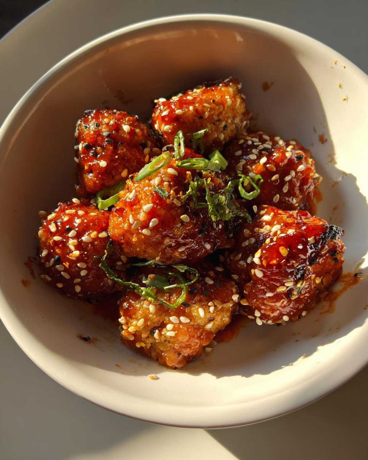 Honey Sriracha Salmon Bites (Air Fryer) - detail 2