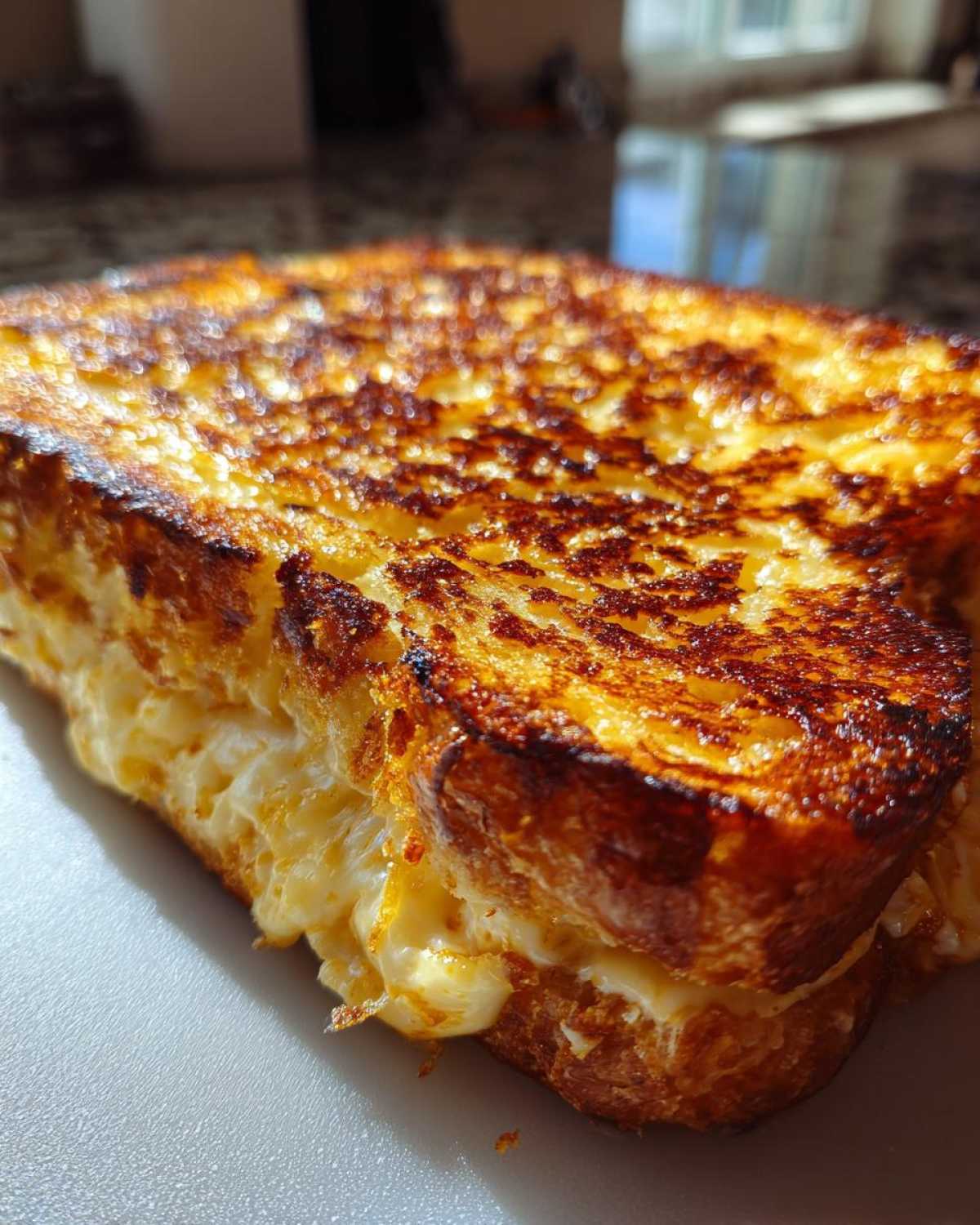 Inside-Out Grilled Cheese (Cheese on the Outside) - detail 1