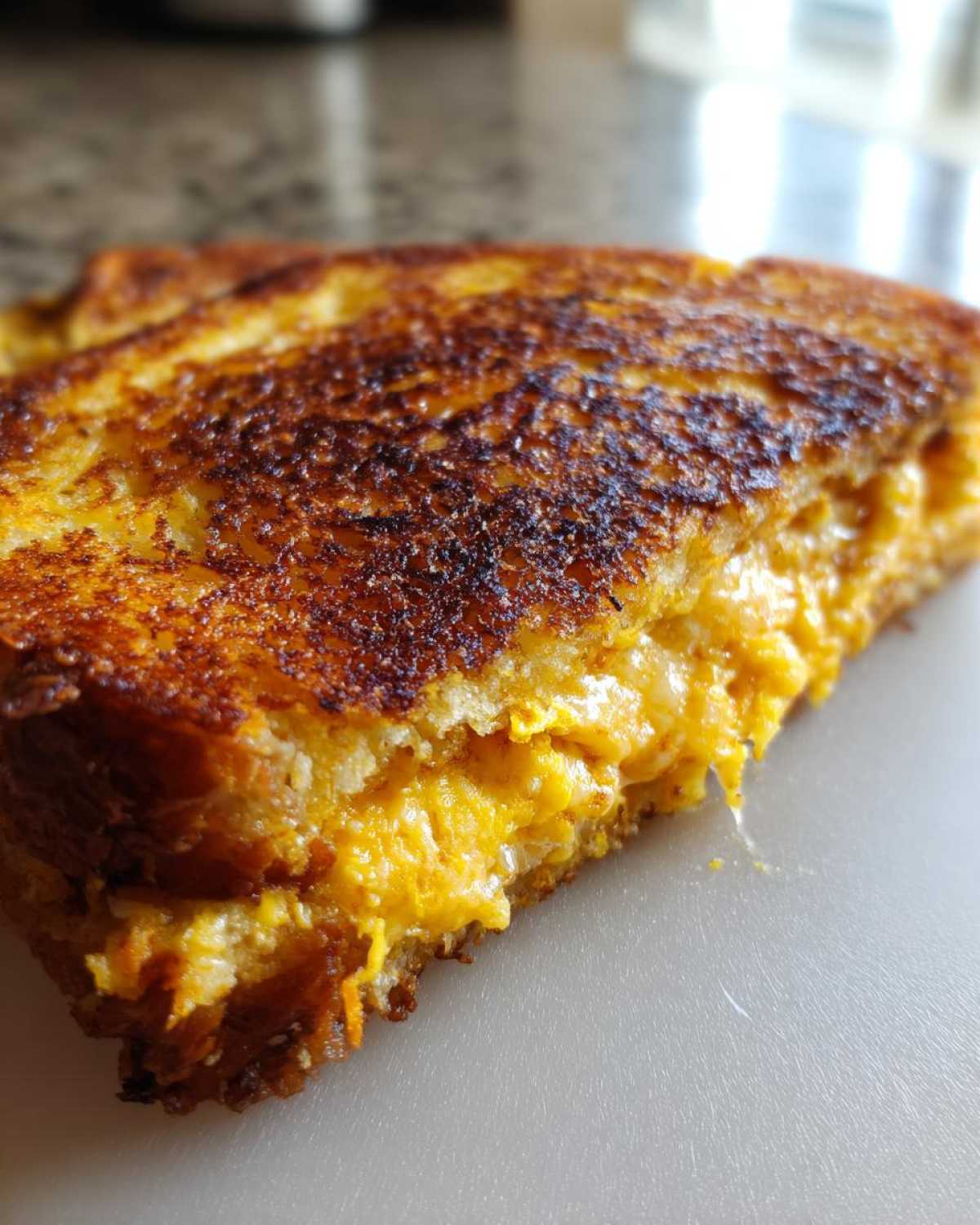 Inside-Out Grilled Cheese (Cheese on the Outside) - detail 4