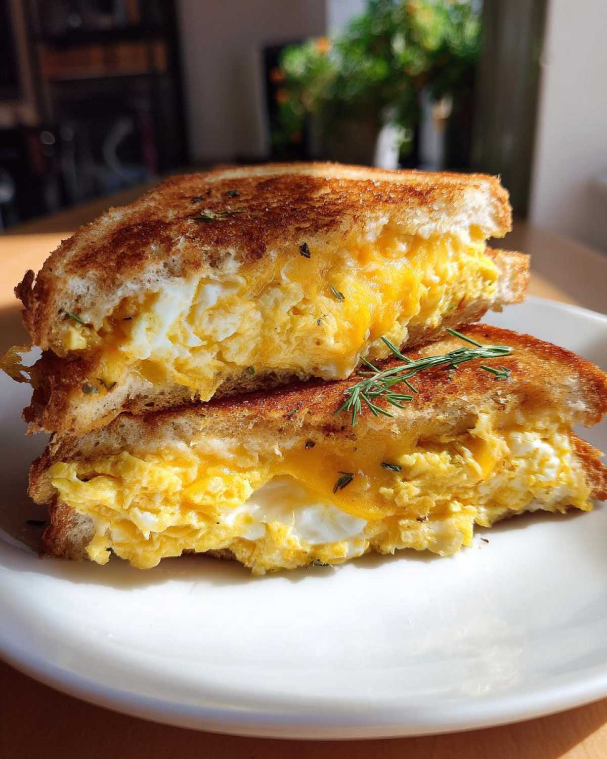 Inside-Out Omelet Grilled Cheese - detail 3