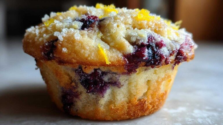 Lemon blueberry muffins