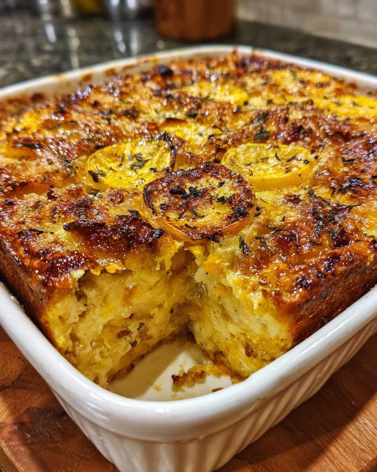 Low-carb squash casserole - detail 2