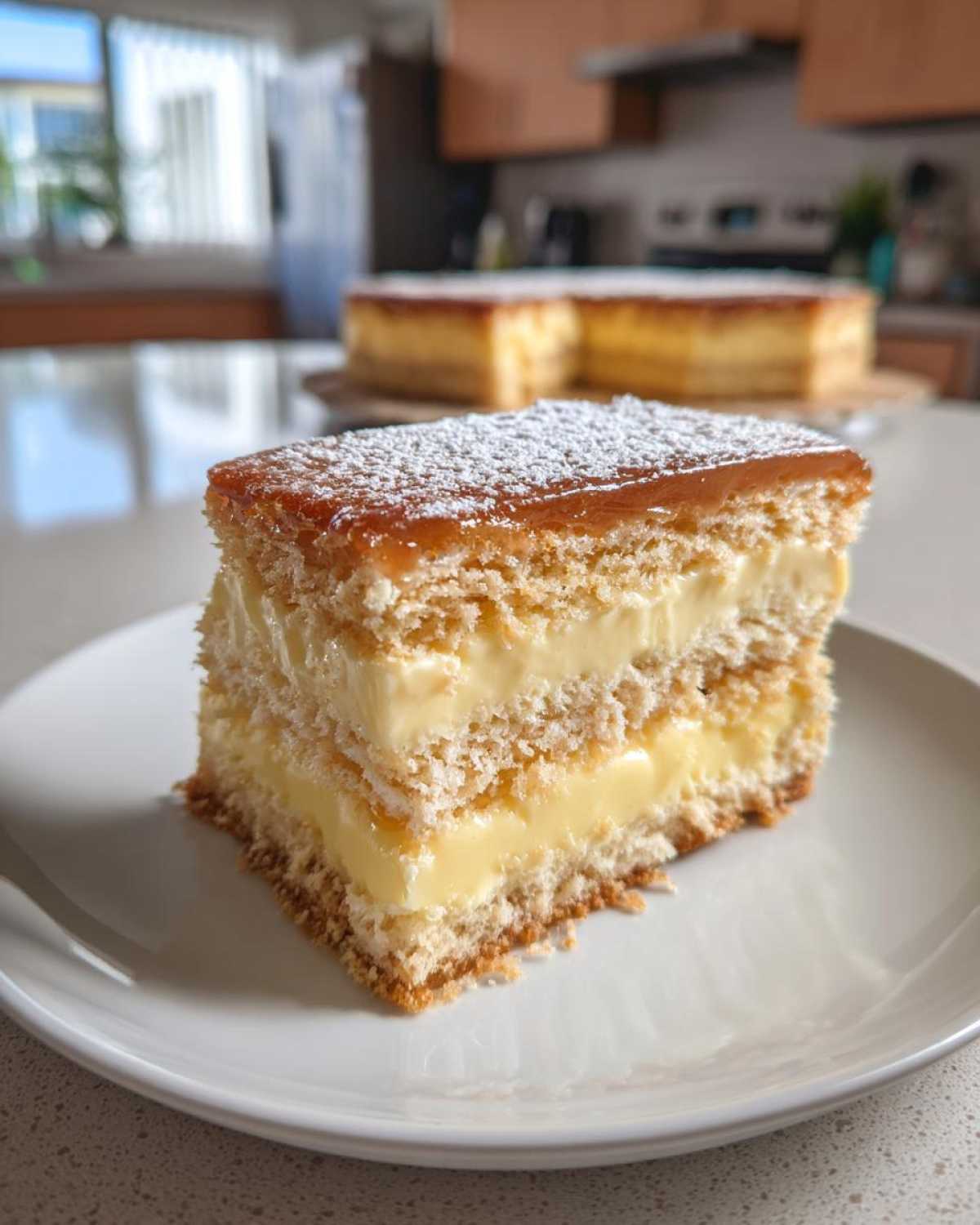 Magic 3-Layer Custard Cake (One Batter, Three Layers) - detail 3