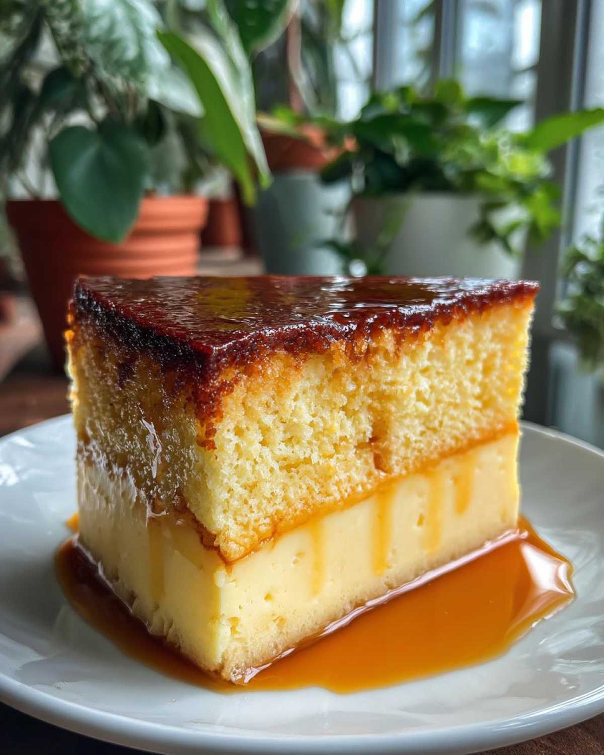 Magic 3-Layer Custard Cake (One Batter, Three Layers) - detail 4