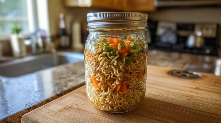 Mason Jar Instant Ramen (Homemade Cup Noodles)