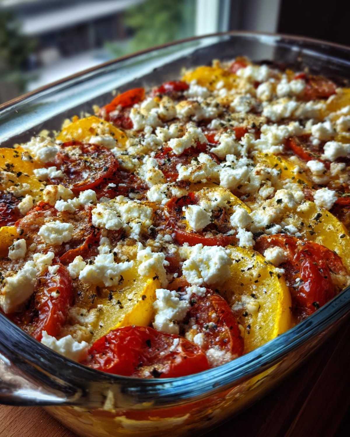 Mediterranean squash casserole - detail 1