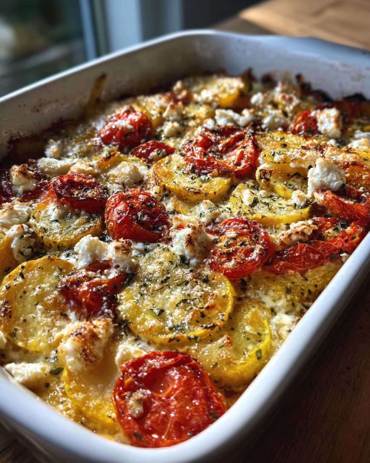 Mediterranean squash casserole - detail 2