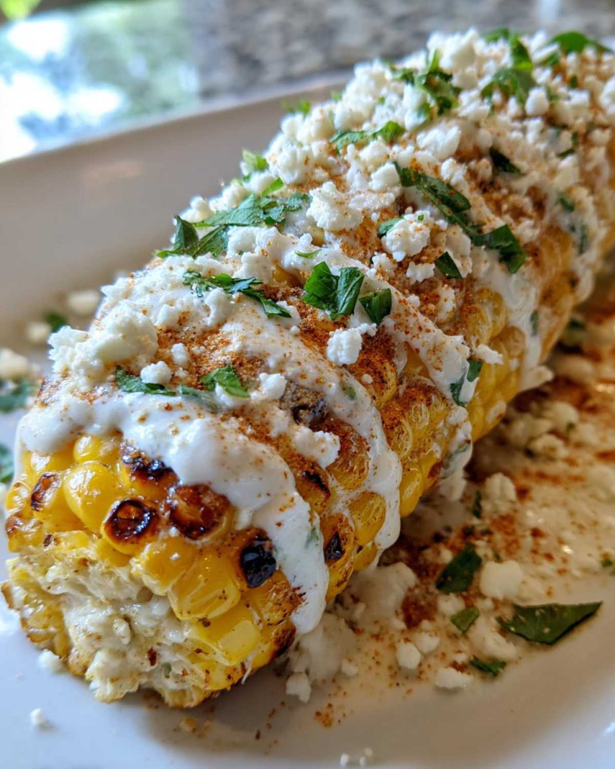 Mexican street corn - detail 2