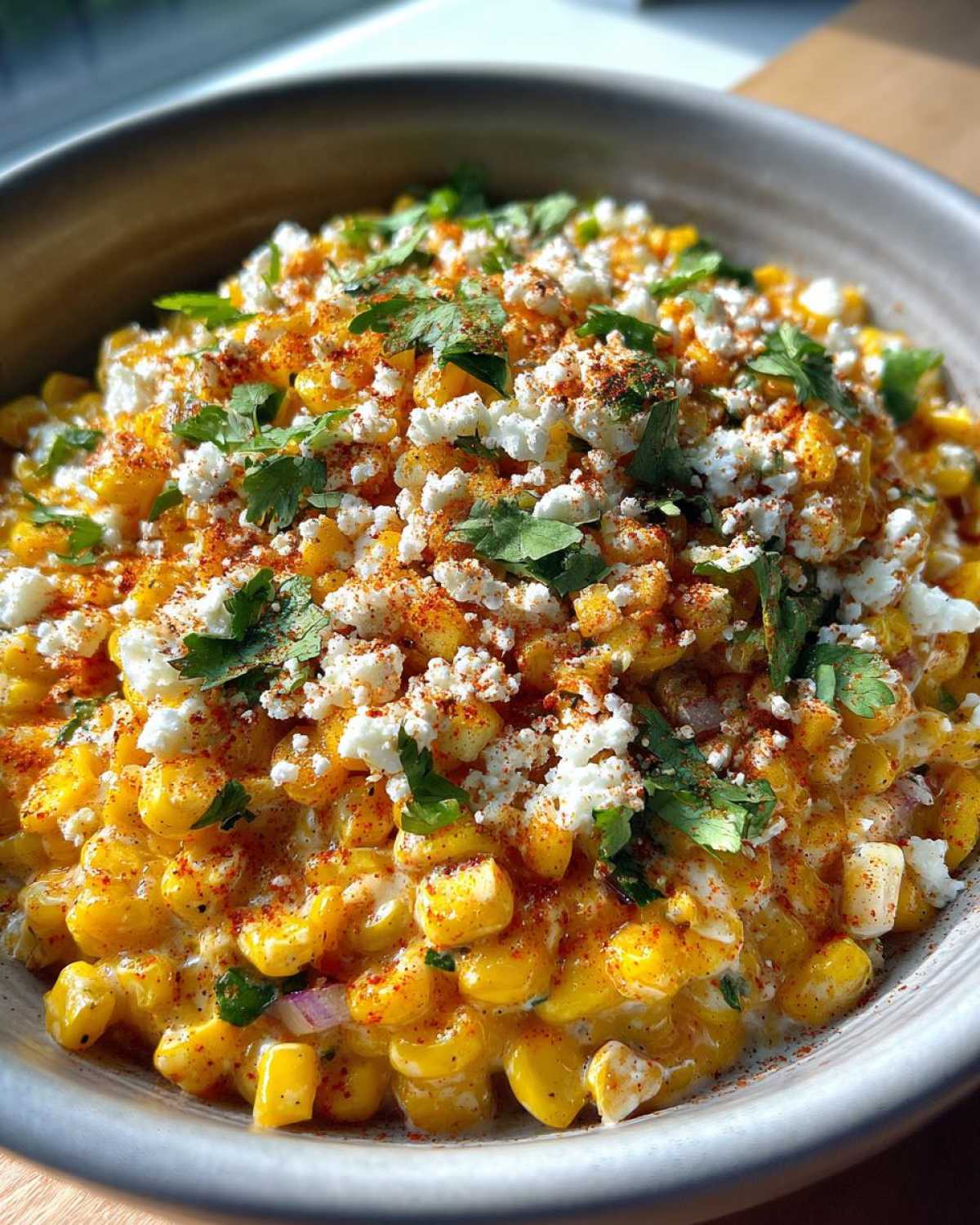 Mexican street corn bowl - detail 2