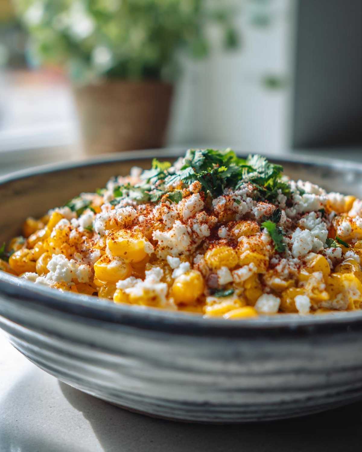 Mexican street corn bowl - detail 4