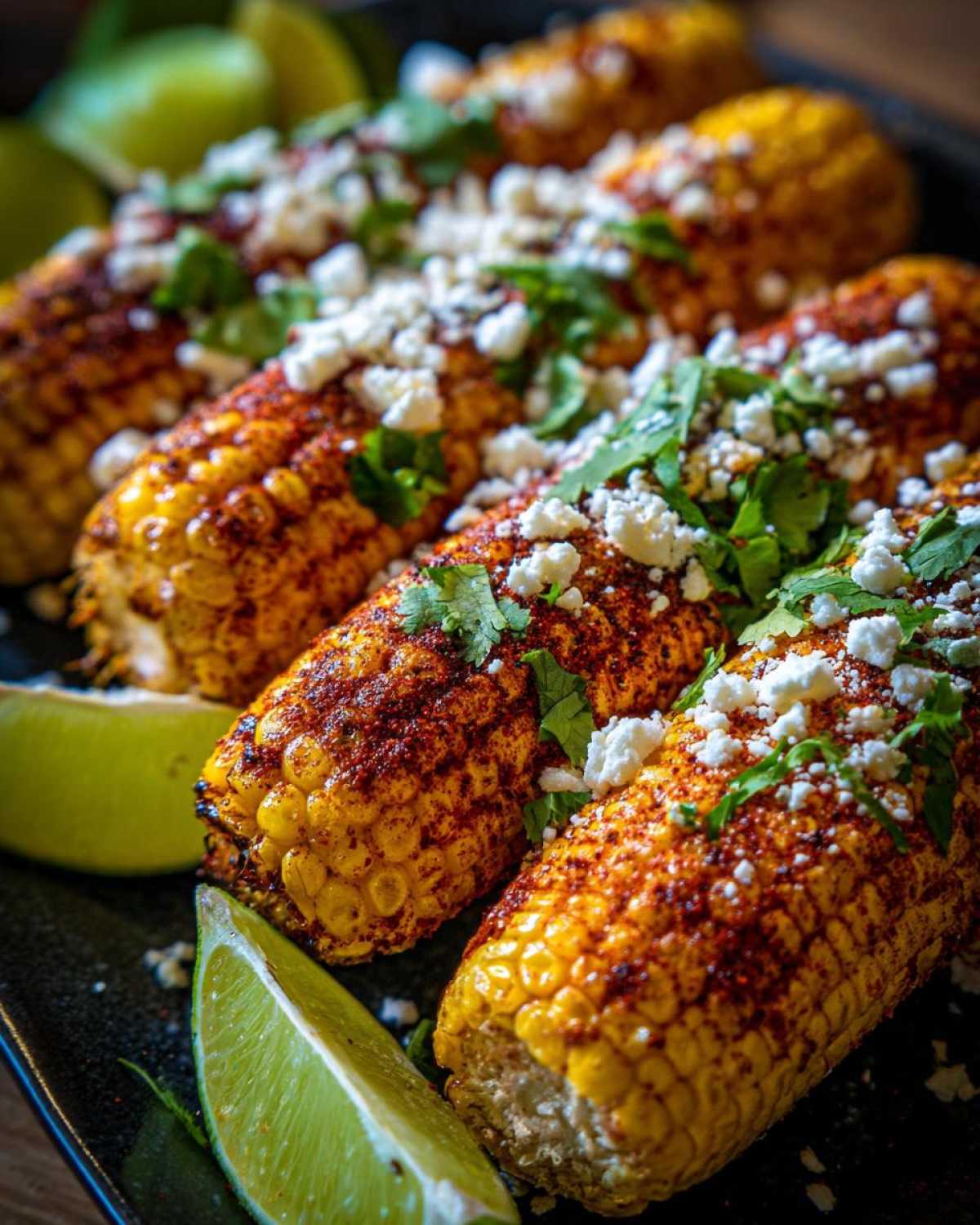 Mexican street corn garnish - detail 3
