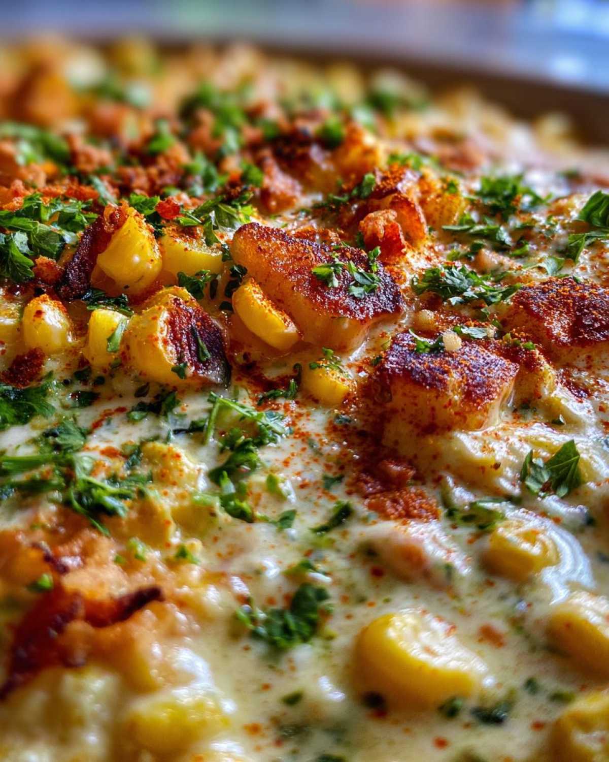 Mexican street corn sauce - detail 1