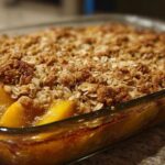 Oatmeal Peach Crisp (with Fresh Peaches)