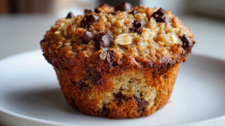 Oatmeal chocolate chip muffins