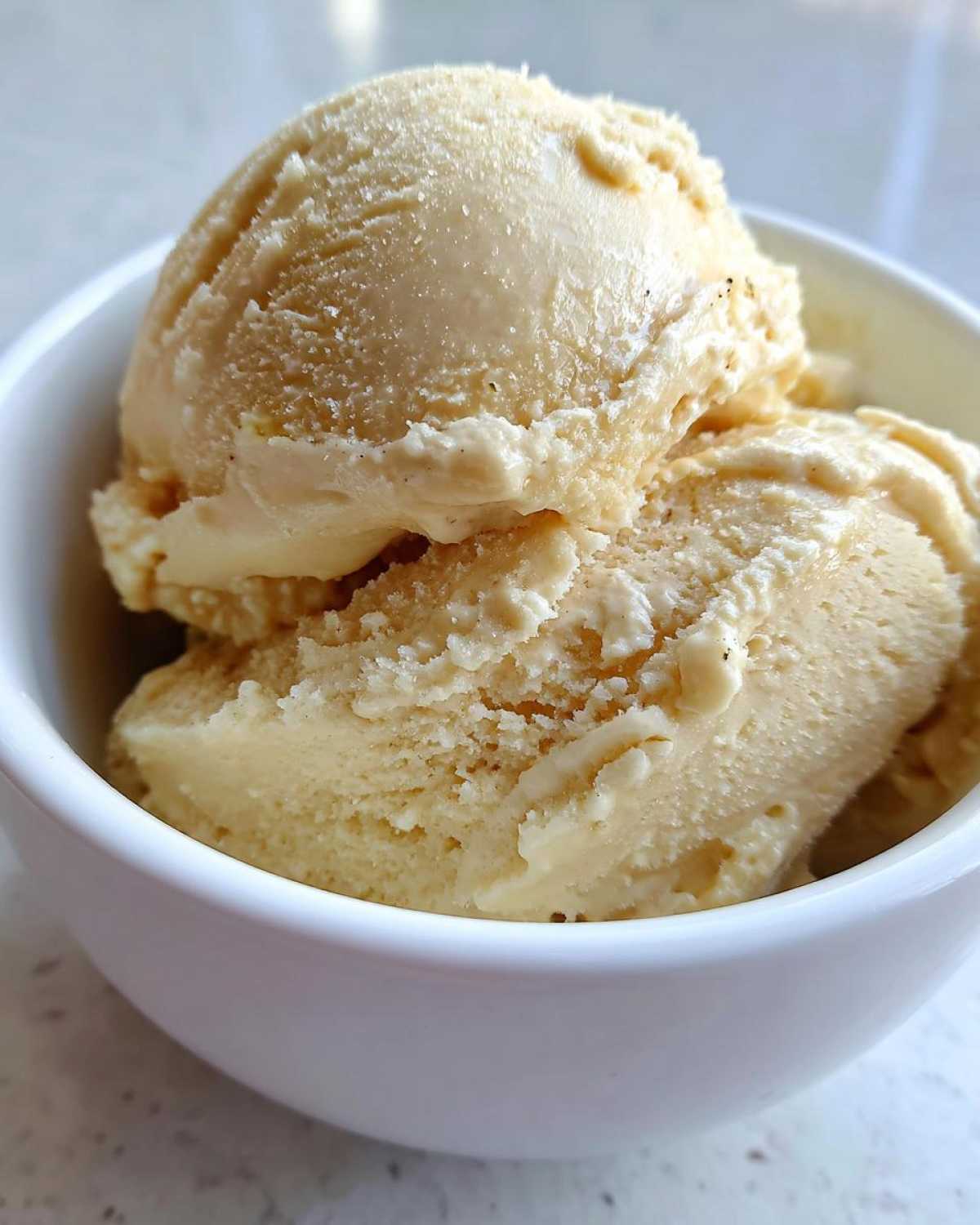 Olive Oil Ice Cream (Creamy & Unexpected) - detail 4