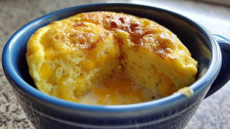 Omelette in a Mug (Microwave Breakfast in 2 Minutes)