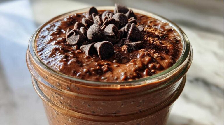 Overnight Oats that Taste Like Brownie Batter