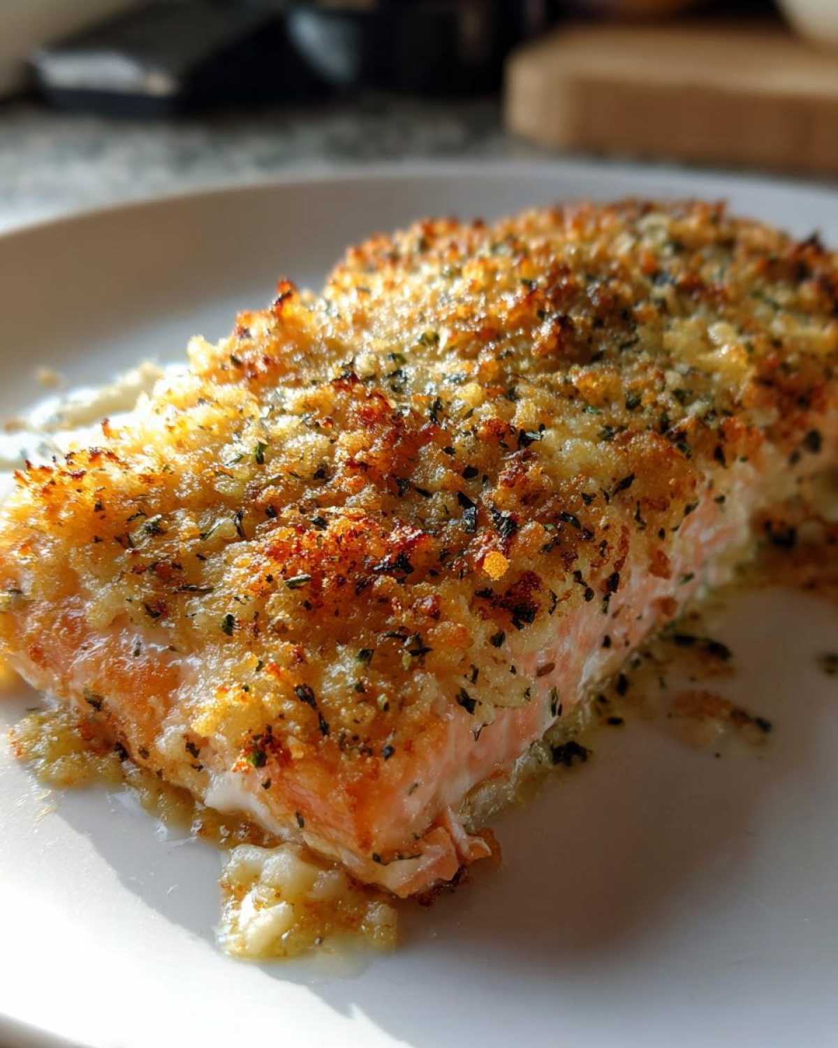 Parmesan Salamon Bake - detail 1